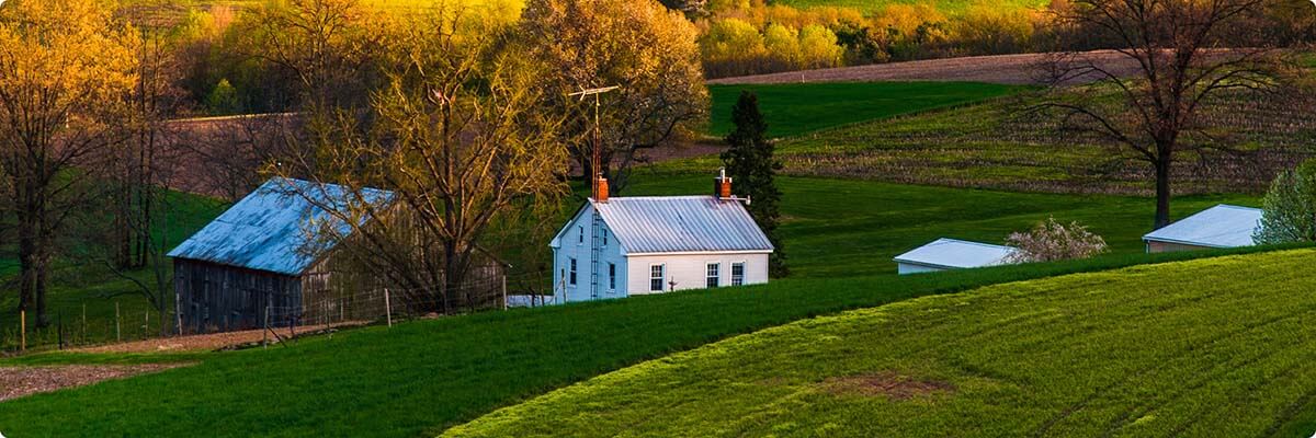A farmhouse renovated with a USDA renovation loan