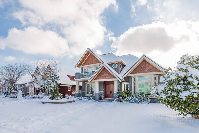 A home prepared for colder weather after following tips to winterize your home