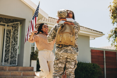 Florida Veteran returns to home purchased using hometown heroes program.